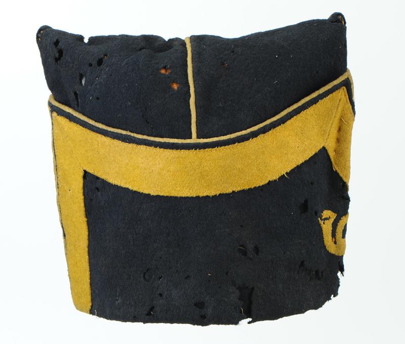 Bonnet de police de voltigeur d'infanterie de ligne 1830 0fj2