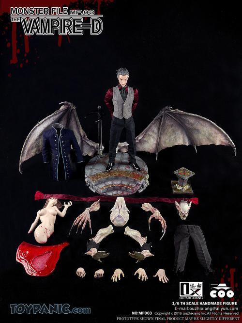 COOMODEL X OUZHIXIANG - Monster File Series N°003 - Vampire-D S6dy