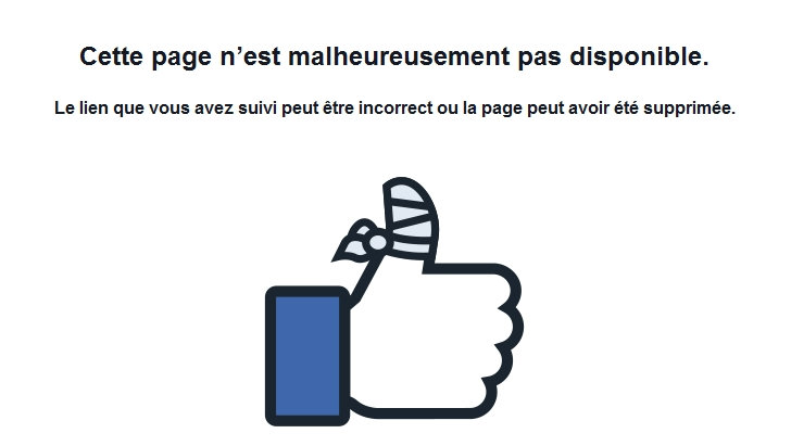 Lien Facebook dans "Champs de contact" 6cav
