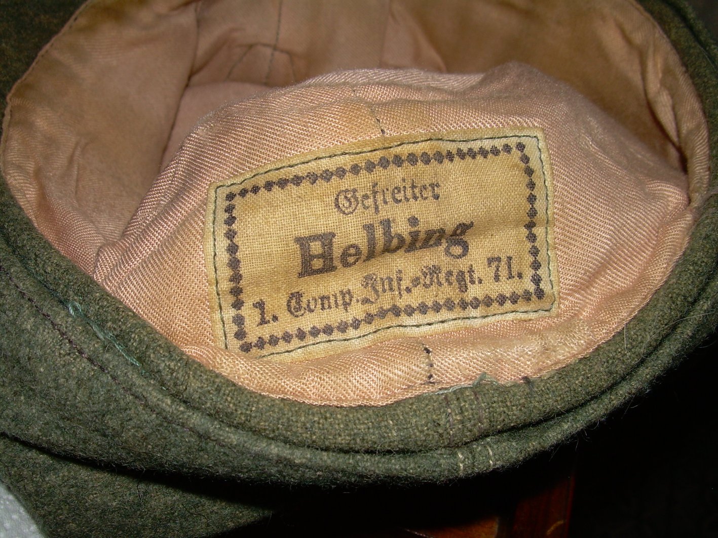   Casquette WH mle 1943..... 9mao
