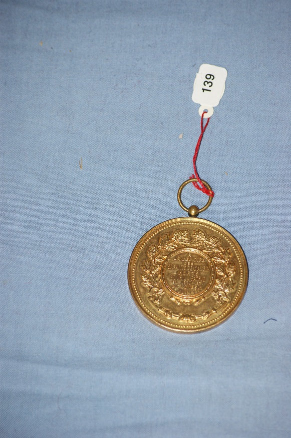La médaille du monument des enfants de l'Aube : 1870 Jcef