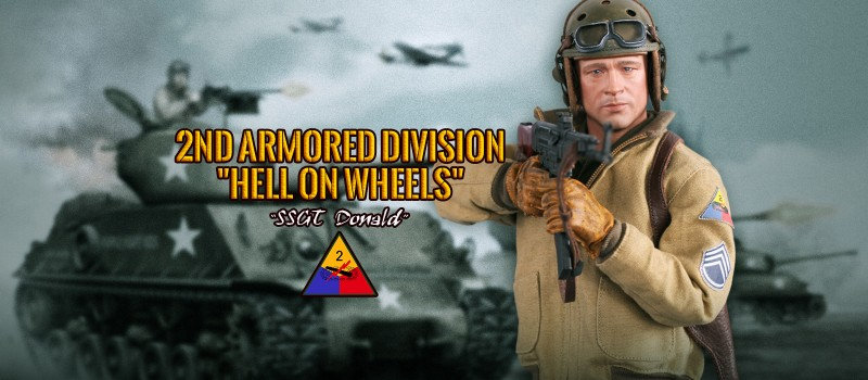 HELL on WHEELS - SSGT DONALD WWII US 2nd ARMORED DIVISION & Special Edition 4aoi