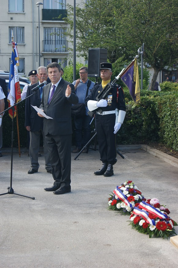 La stèle du Lieutenant-colonel Driant inaugurée le 23 juin 2016 à Troyes 6idg