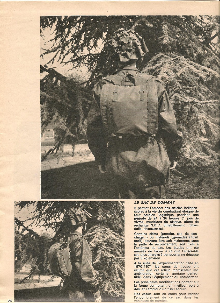La nouvelle tenue, présentée en 1972, pour l armée de terre.... D2pt