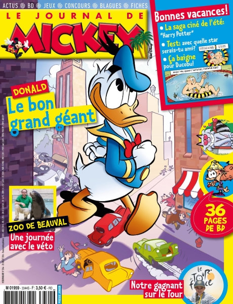 Le Journal de Mickey N°3344 - 20 Juillet 2016 