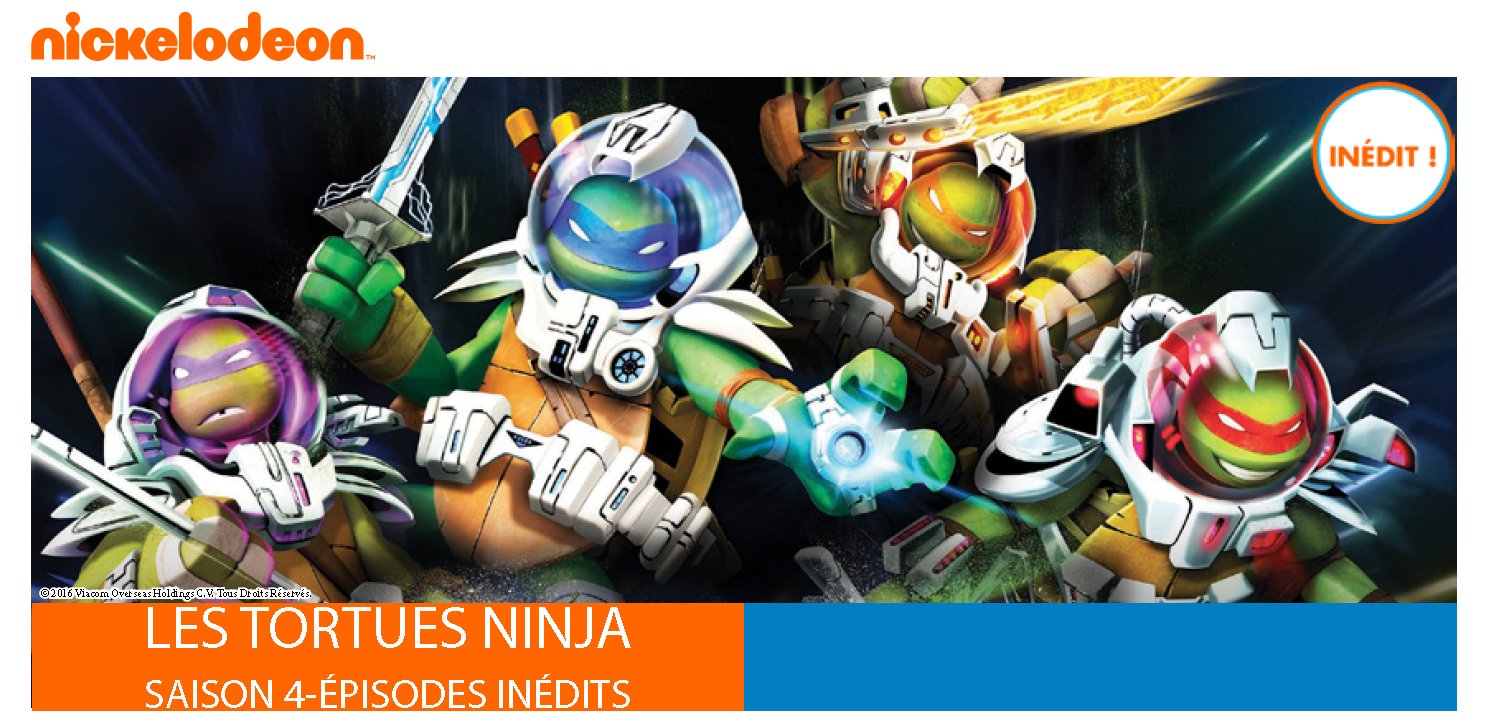 Les Tortues Ninja (saison 4 - épisodes inédits) revient sur Nickelodeon
