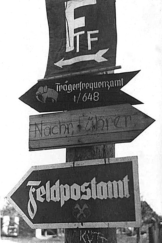 les panneaux allemands de la 2ème guerre Gser