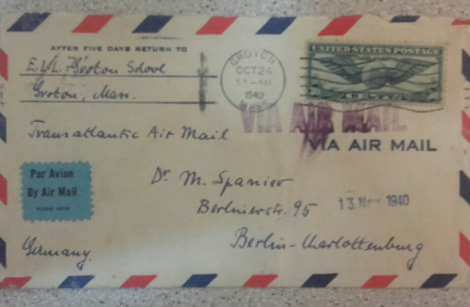 Ma collection de lettres affranchies avec le timbre US C24 Transatlantic  Mu8a