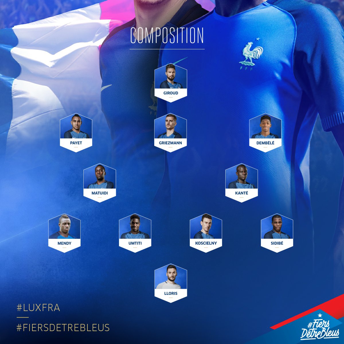 Lacazette - [Match qualificatif Mondial 2018] Luxembourg - France {1-3} 83vk