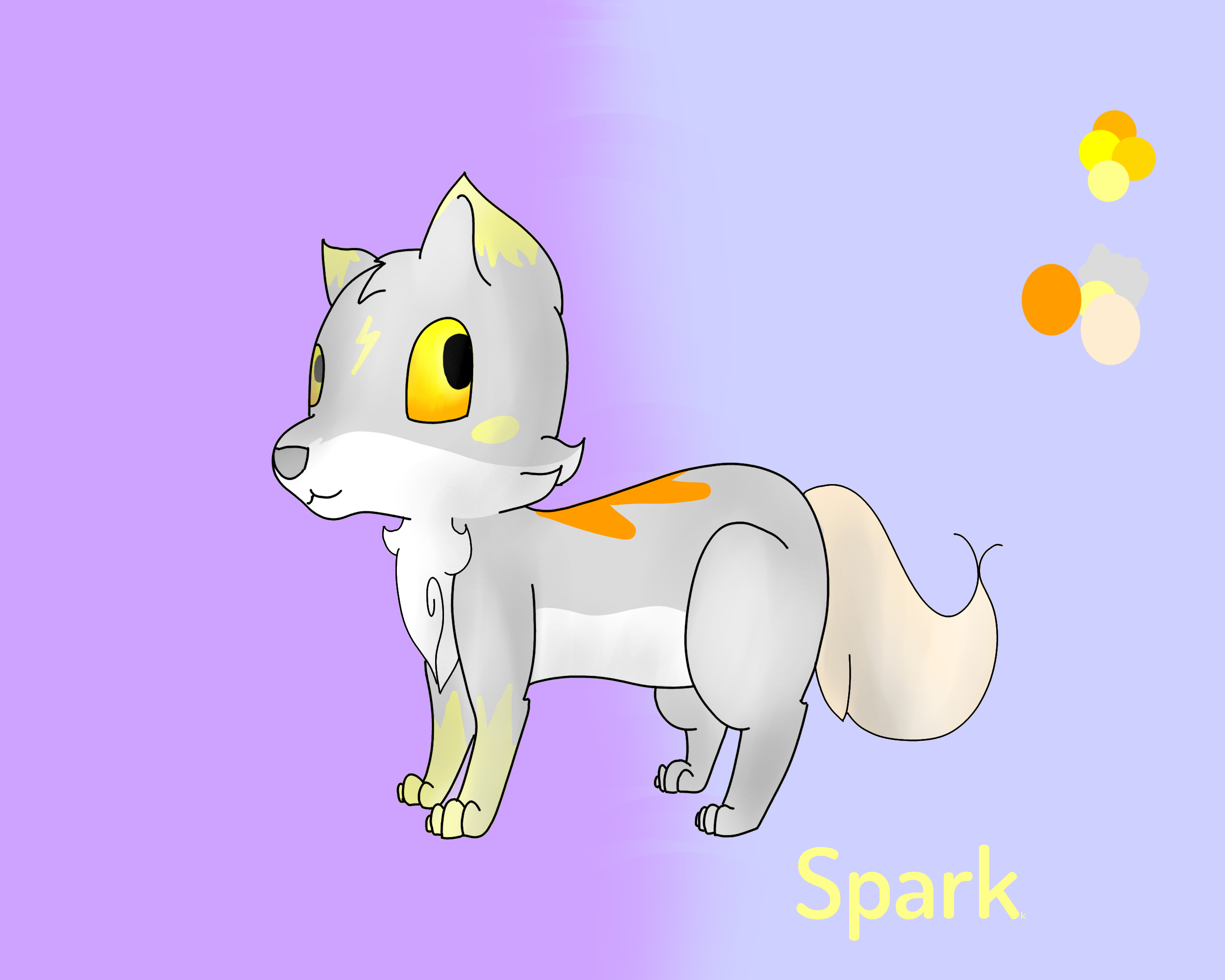 Spark, le petit croisé chien-loup rêvant de proie  15o8