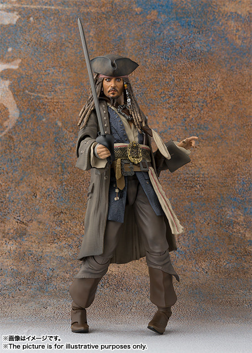 Jack Sparrow - Pirates Of The Caribbean (S.H.Figuarts / Bandai)  0a7l