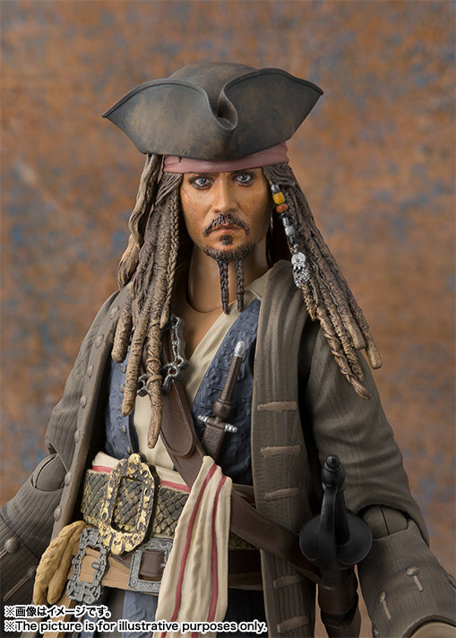 Jack Sparrow - Pirates Of The Caribbean (S.H.Figuarts / Bandai)  Bvcn