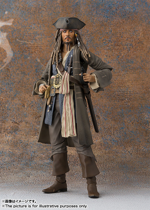 Jack Sparrow - Pirates Of The Caribbean (S.H.Figuarts / Bandai)  Rqt7