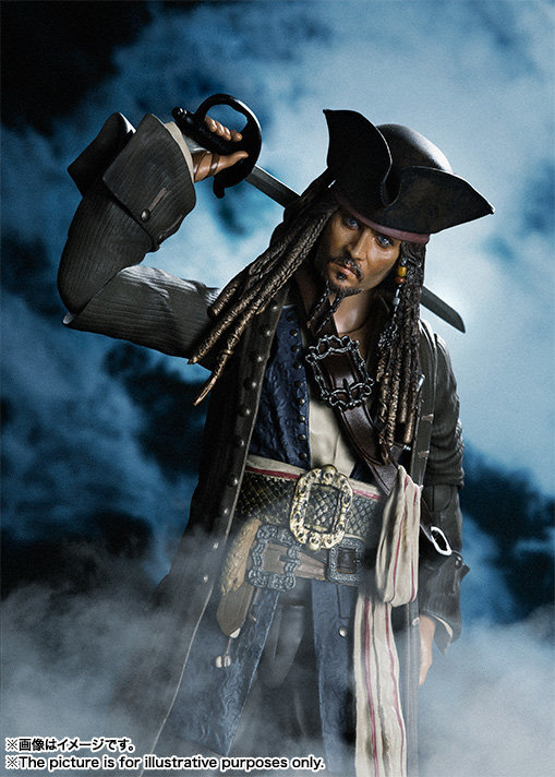 Jack Sparrow - Pirates Of The Caribbean (S.H.Figuarts / Bandai)  Yh99