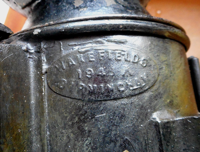 Trouvaille N°2 - Lanterne à pétrole anglaise 1943 - WWII G0p3