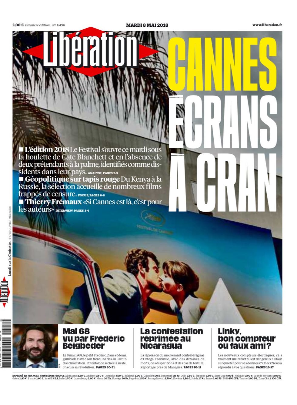 Libération Du Mardi 8 Mai 2018