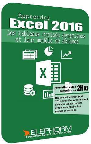 Elephorm - Apprendre Excel 2016 - Les tableaux croisés dynamiques et leur modèle de données