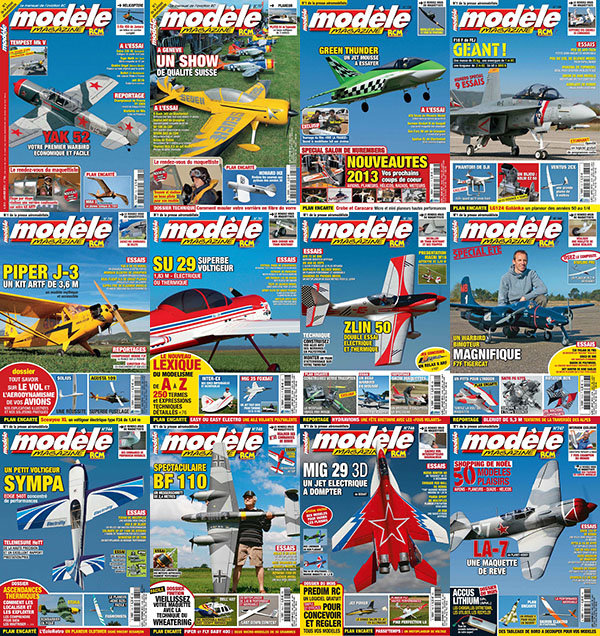 Tous les "Modèle Magazine" de l'année 2013 du N°736 au N°747