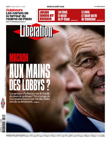 Libération Du Jeudi 30 Aout 2018