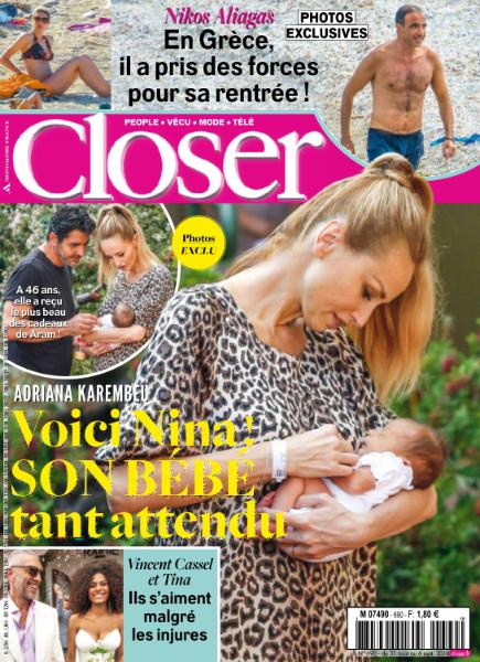 Closer France - 31 Août 2018