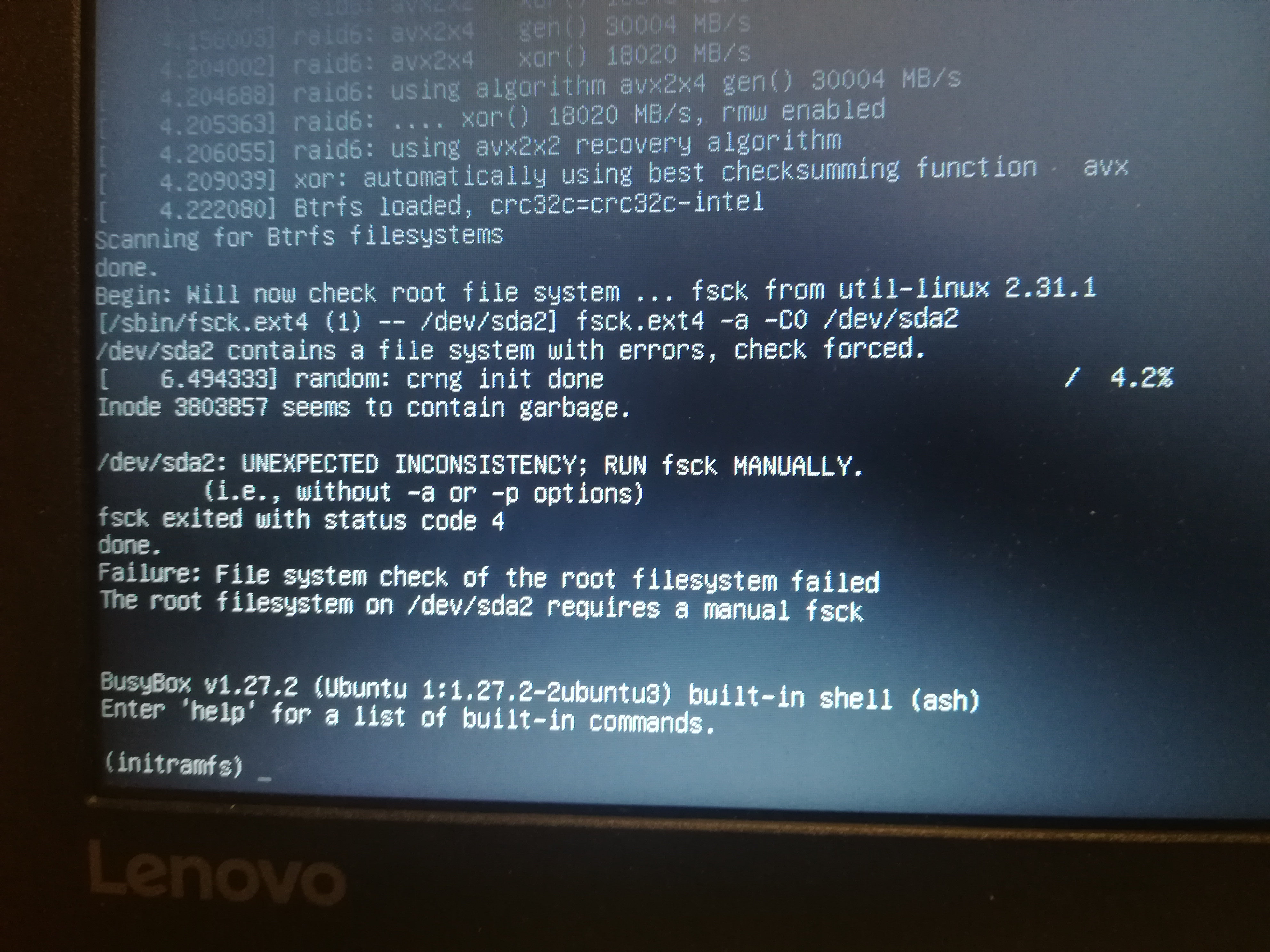 Меню режима восстановления линукс с диска. Debian Recovery Mode. Astra Linux Boot меню. Fsck как запустить.