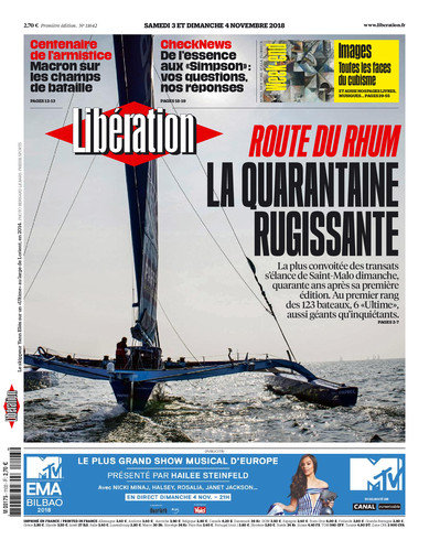 Libération Du Samedi 03 & Dimanche 04 Novembre 2018