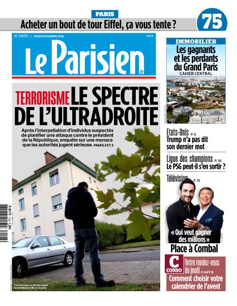  Le Parisien Du Jeudi 8 Novembre 2018 