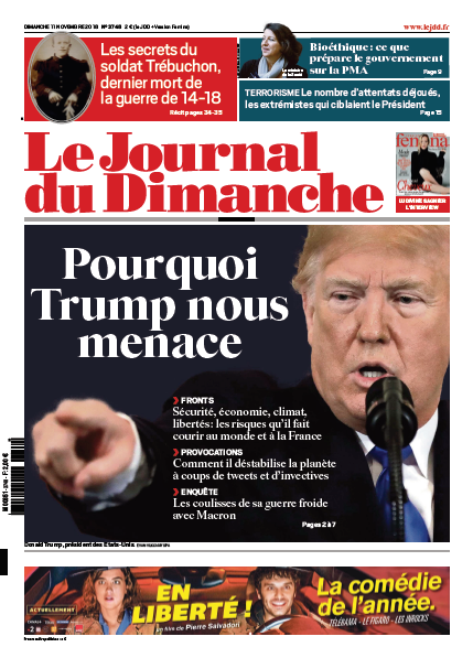 Le Journal Du Dimanche Du 11 Novembre 2018