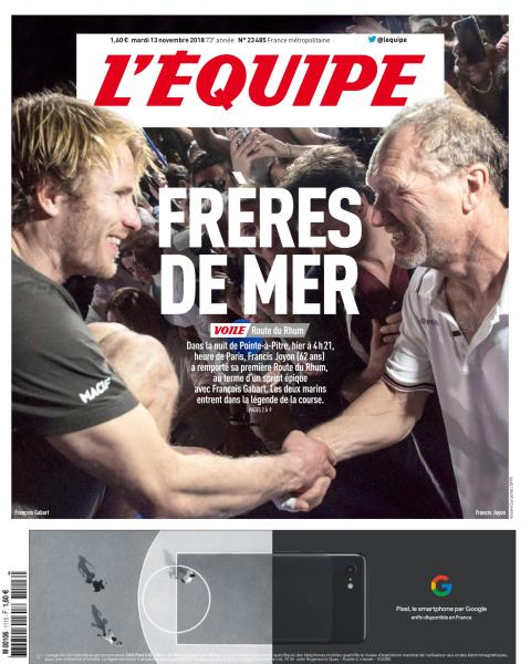 L’Équipe & supplement Du Mardi 13 Novembre 2018