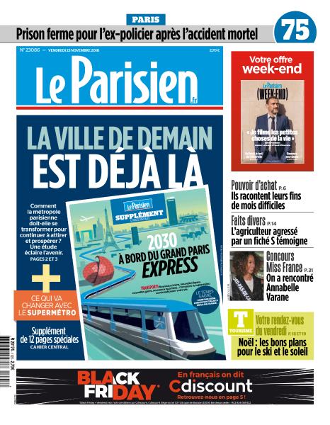   Le Parisien & Le Parisien Magazine du Vendredi 23 Novembre 2018