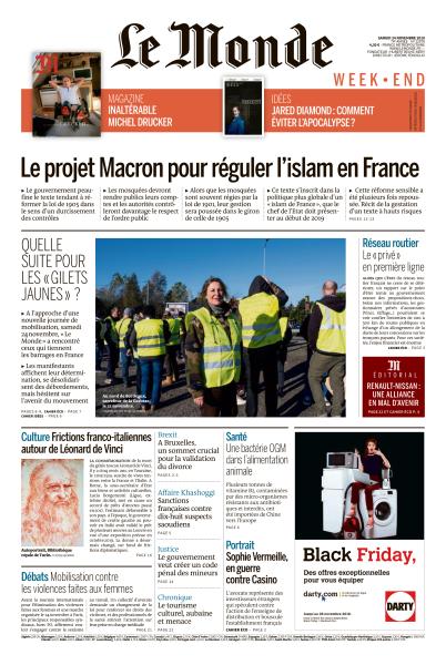  Le Monde WeekEnd & Le Monde Magazine Du Samedi 24 Novembre 2018