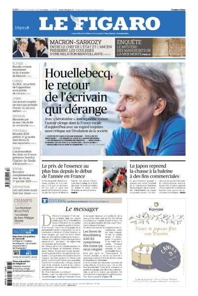 Le Figaro Du Jeudi 27 Décembre 2018
