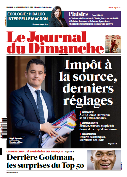  Le Journal Du Dimanche  30 Décembre 2018