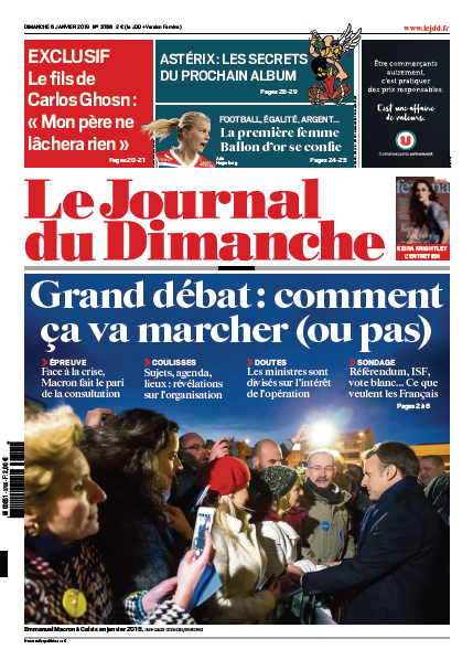  Le Journal Du Dimanche  6 Janvier 2019
