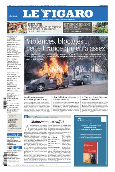  Le Figaro Du Samedi 16 & Dimanche 17 Février 2019