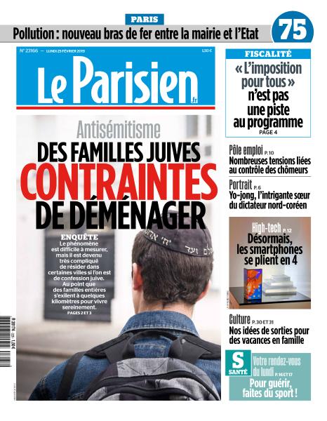 Le Parisien Du Lundi 25 Février 2019