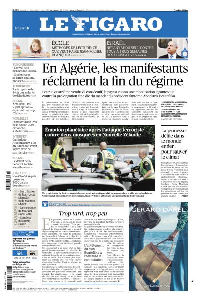 Le Figaro & supp Du Samedi 16 & Dimanche 17 Mars 2019