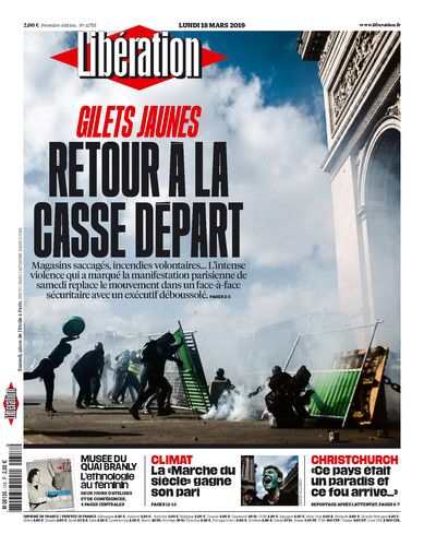  Libération Du Lundi 18 Mars 2019