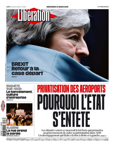  Libération Du Mercredi 13 Mars 2019