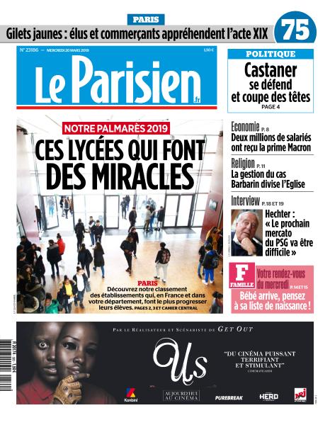Le Parisien Du Mercredi 20 Mars 2019