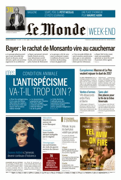  Le Monde WeekEnd & Le Monde Mag Du Samedi 30 Mars 2019