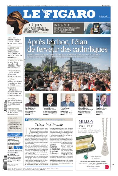 Le Figaro Du Samedi 20 & Dimanche 21 Avril 2019