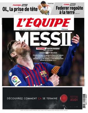 L'Équipe Du Mardi 7 Mai 2019