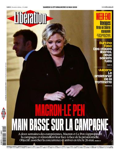  Libération Du Samedi 11 & Dimanche 12 Mai 2019