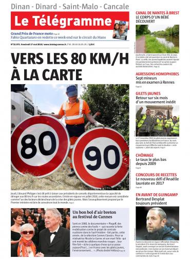 Le Télégramme (8 Editions) Du Vendredi 17 Mai 2019