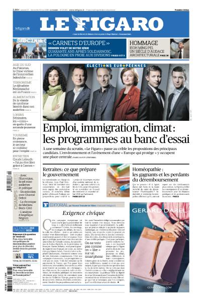 Le Figaro Du Samedi 18 & Dimanche 19 Mai 2019