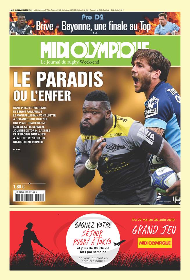 Midi Olympique Vert Du Vendredi 24 Mai 2019  