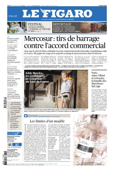 Le Figaro Du Jeudi 4 Juillet 2019
