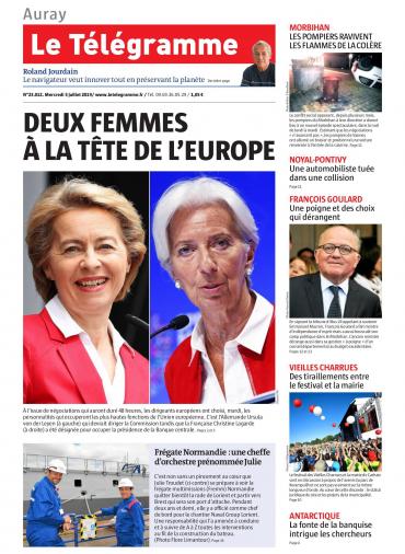  Le Télégramme (8 Éditions) Du Mercredi 3 Juillet 2019