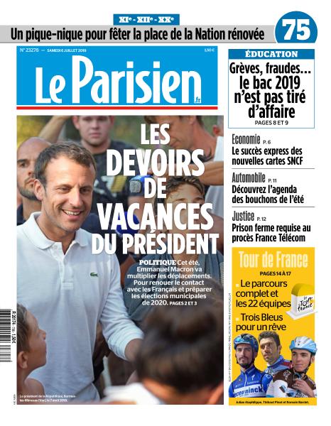 Le Parisien Du Samedi 6 Juillet 2019